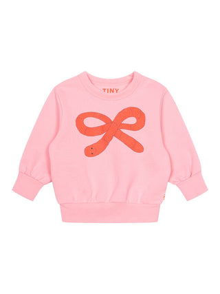 Sweatshirt mit Regenwurm-Motiv - Rosa