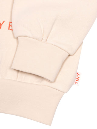 Apples Eyes Sweatshirt - Beige