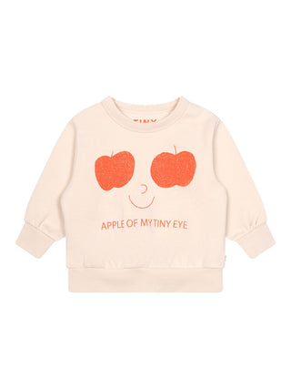 Apples Eyes Sweatshirt - Beige