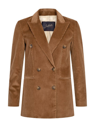 Cord Zweireiher Blazer Betty - Caramel