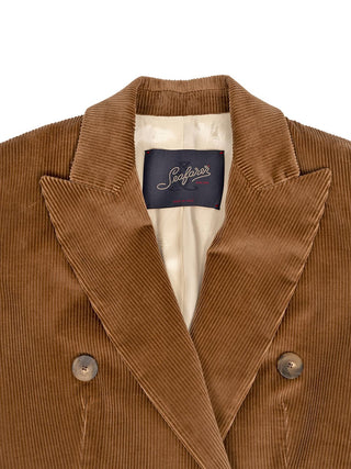 Cord Zweireiher Blazer Betty - Caramel
