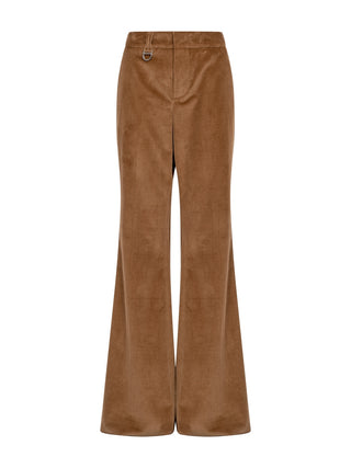 Sabine Cordhose mit weitem Bein - Caramel