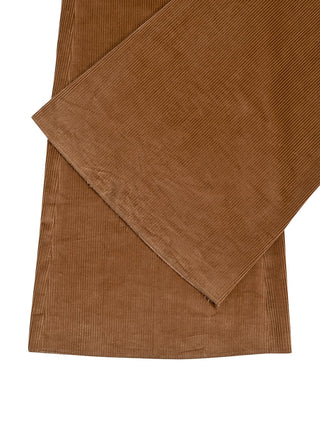 Sabine Cordhose mit weitem Bein - Caramel