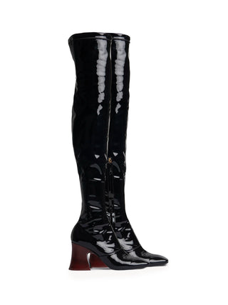 Overknees-Stiefel - Schwarz