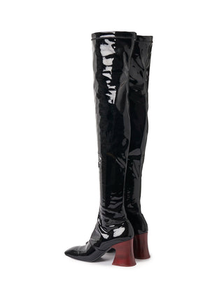 Overknees-Stiefel - Schwarz