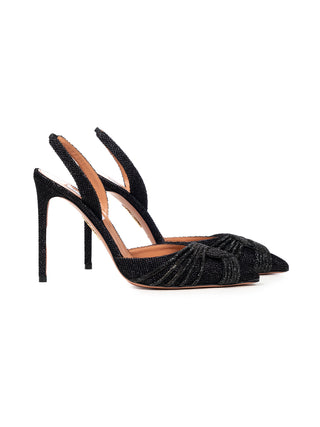 Gatsby Sling 105 Kristallpumps - Schwarz