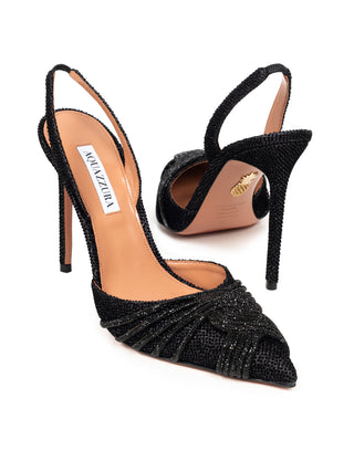 Gatsby Sling 105 Kristallpumps - Schwarz