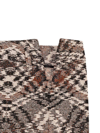 Minirock aus Jacquardstoff