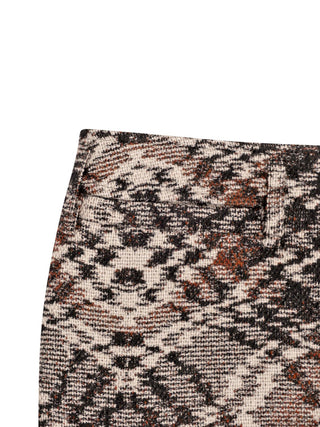 Minirock aus Jacquardstoff