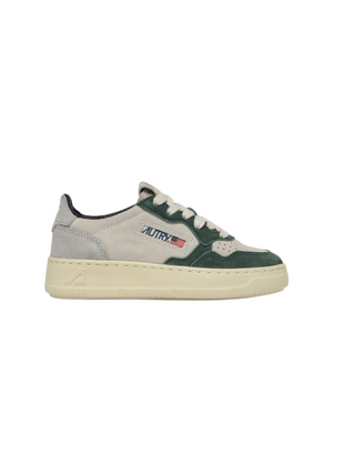 Sneakers Medalist Low aus Wildleder - Weiß und Grün
