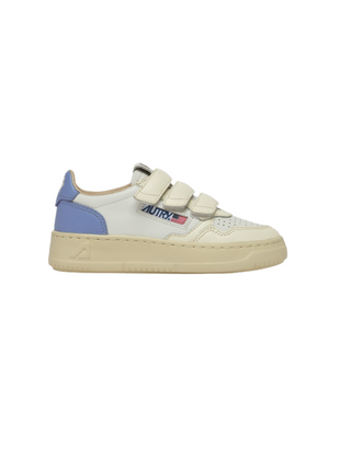 Sneakers Kidstripes Medalist Low aus Leder in Weiß und Blau