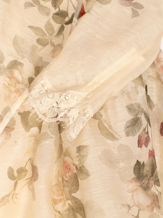 Hypnotic Minikleid mit Spitzenbesatz - Cream Cascade