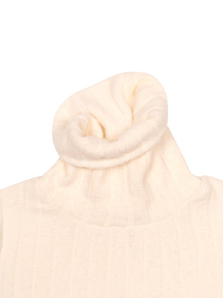 Alora Rollkragenpullover mit Logo - Ivory