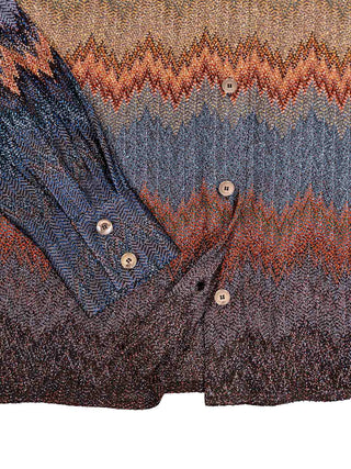 Hemdbluse mit Schlangenmuster