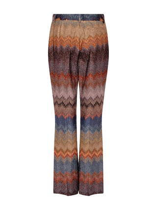 Trompetenhose mit Schlangenmuster