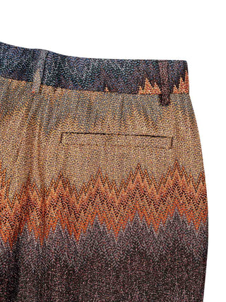 Trompetenhose mit Schlangenmuster
