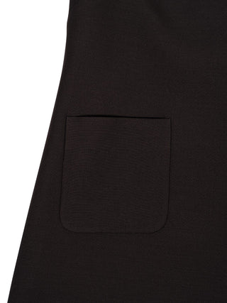 Kurzes Crepe Couture Kleid
