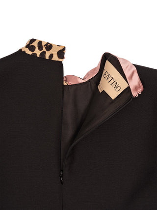 Kurzes Crepe Couture Kleid