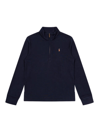 Troyer aus Baumwolle - Navy