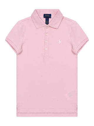 Poloshirt mit Big Pony - Hellrosa