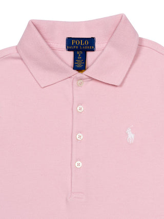 Poloshirt mit Big Pony - Hellrosa
