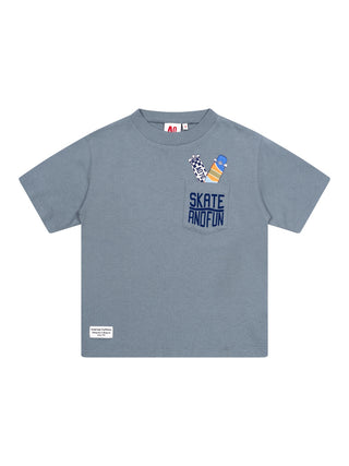 Kanye T-Shirt Fun Skate - Grau