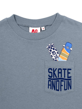 Kanye T-Shirt Fun Skate - Grau