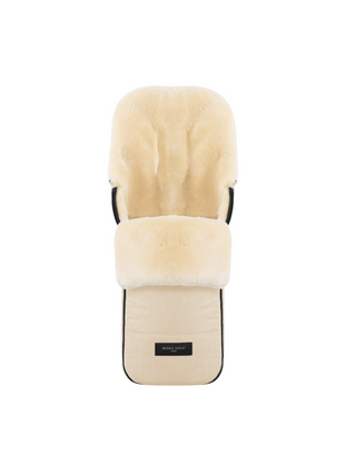 Flims Lammfellfußsack Cloud Beige