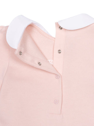 Kleid mit Rüschen - Rosa