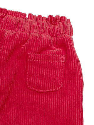 Cordhose aus Baumwolle - Rot