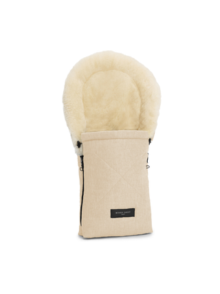 Oslo Lammfell-Fußsack Cloud Beige