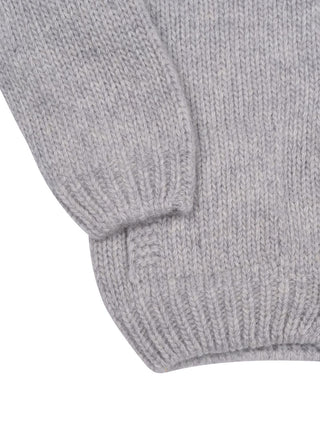 Strickjacke aus Merinowolle - Grau