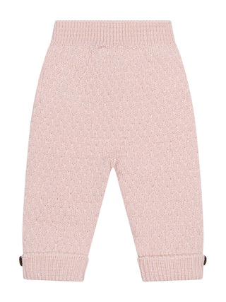 Strickhose aus Wolle - Rosa