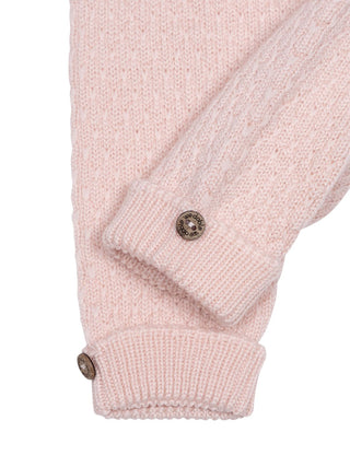 Strickhose aus Wolle - Rosa