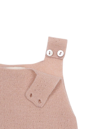 Latzhose aus Woll-Kaschmir-Mix - Medium Pink