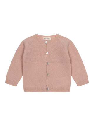 Strickjacke aus Woll-Kaschmir-Mix - Medium Pink