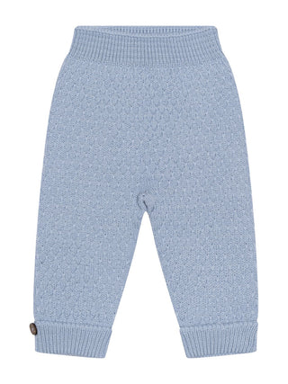 Strickhose aus Wolle - Blau