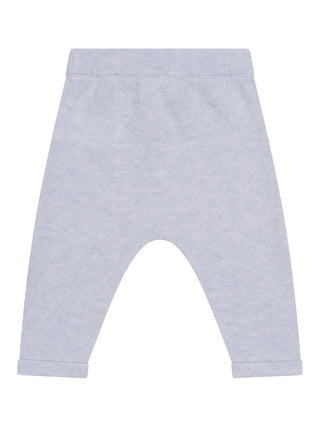 Zweiteiliges Strickset aus Wolle und Kaschmir - Blau