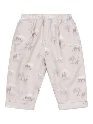 Bombazine-Hose Waldtiere - Beige
