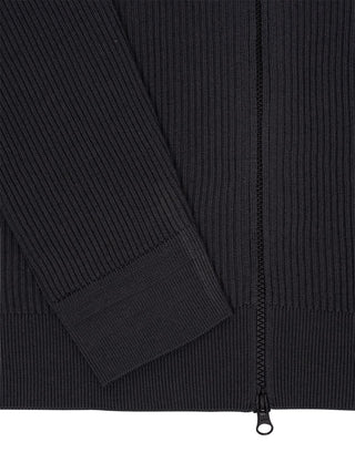 Strickjacke aus Schurwolle in Grau