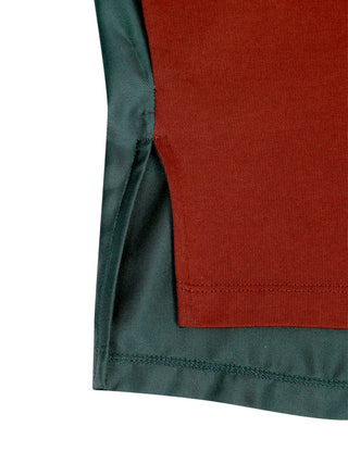 T-Shirt mit kastenartiger Passform aus Baumwolle und Seide