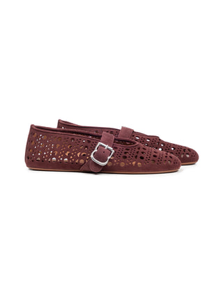 Vienne Ballerina in Wildleder