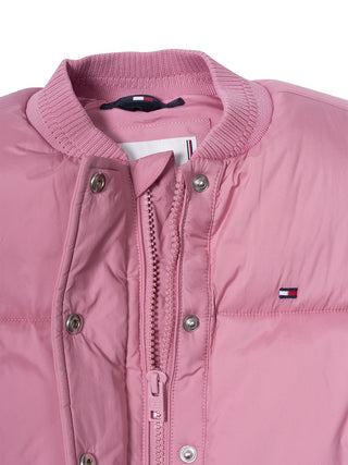 Wattierte Steppweste - Rosa