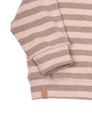 Dirk gestreifter Pullover - Nude