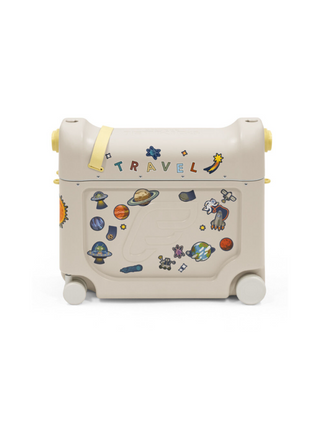 JetKids BedBox Aufsitzkoffer Moonglow White