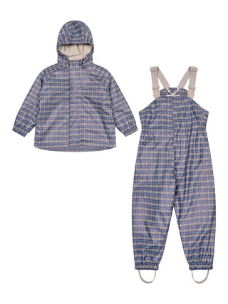 Rainy Palme Regenset - Laurel Blue Check