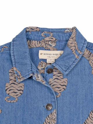Magot Jeansjacke Tiger - Blau