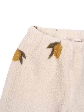 Jody Fleecehose Zitrone - Beige