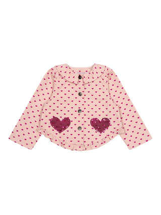 Nola Jeansjacke Herz - Rosa