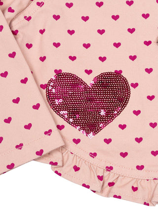 Nola Jeansjacke Herz - Rosa